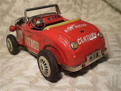Vintage Tin Metal Hot Rod Toy Friction Car H Hot Rod Century Antique Price Guide