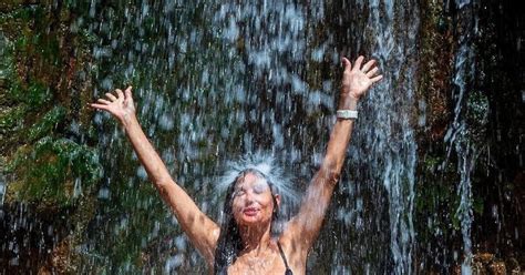 Demi Moore, 60, showers under waterfall wearing tiny bikini | Metro News