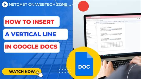 How To Insert A Vertical Line In Google Docs Insert A Small Vertical