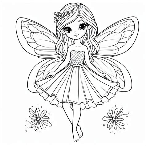 Desenhos Fada Para Colorir - 6