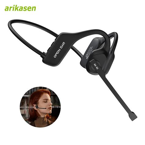 Open Ear Headsets Met Ruisonderdrukking Boom Microfoon Lichtgewicht Bluetooth Draadloze