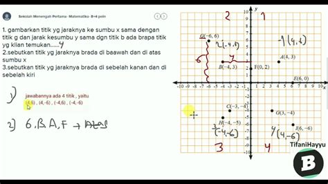 Soal Koordinat Kartesius Kelas 8 Dan Jawabannya