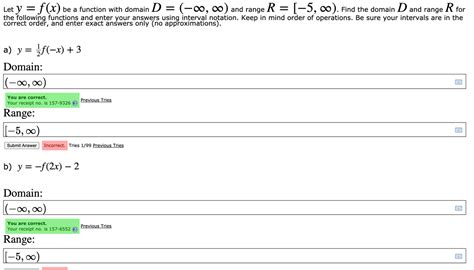 Answered Finding The Ranges Bartleby