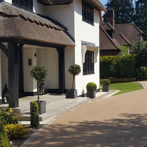 Resin Bound Gravel Drive Orpington Kent Traditional House Exterior