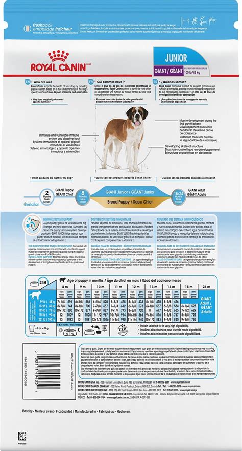 Royal Canin Giant Puppy Feeding Chart Ola Braden