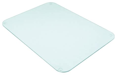 Tuftop Large Smooth Worktop Saver Cutting Board Clear X Cm For