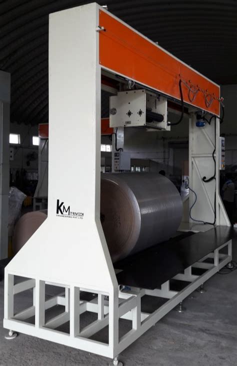 Mild Steel Paper Reel Stretch Wrapping Machine Model Name Number K M