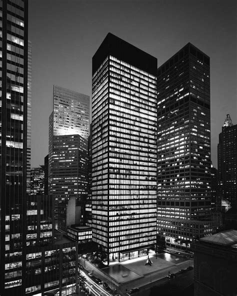 ad classics seagram building mies van der rohe archdaily