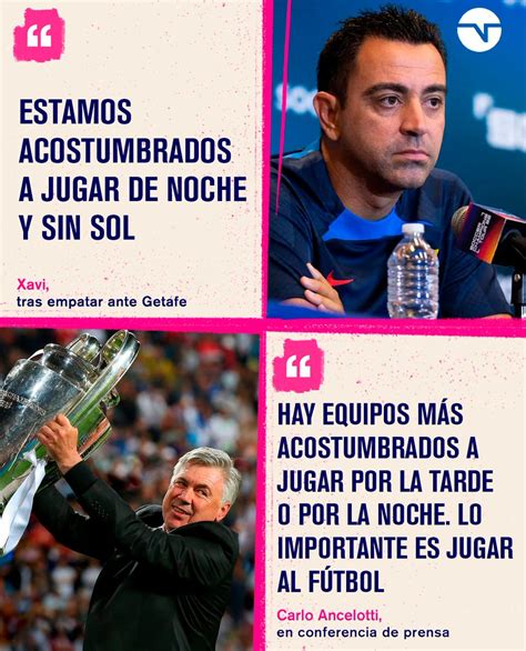 Tnt Sports Argentina On Twitter Declaraciones Cruzadas Entre Xavi Y