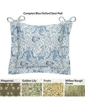 Oxford William Morris Oxford Style Kitchen Seat Cushion Scott S Of Stow