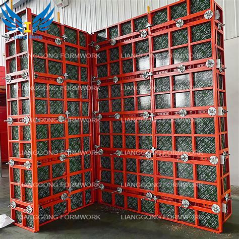 lianggong concrete formwork steel formwork  plywood  wall