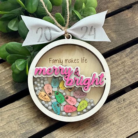 christmas tree ornament family 3
