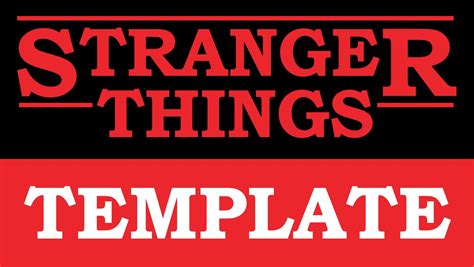 Stranger Things And A Stranger Template Excel At The Office