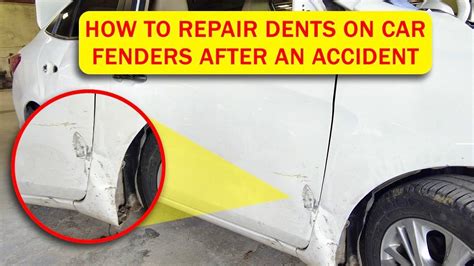How To Fix A Car's Fender Damage - How To Fix A Dent In A Car Fender