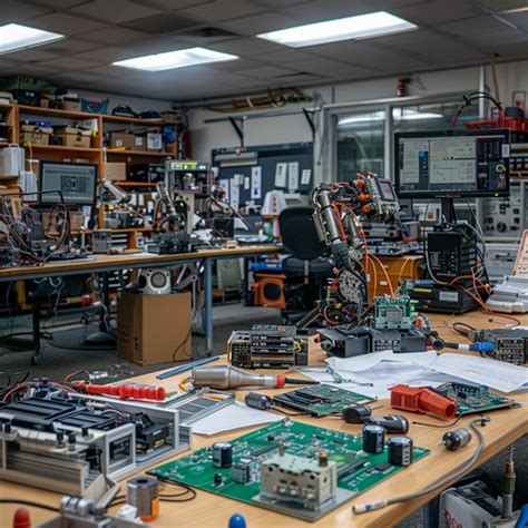 tech workshop chaos image electronics workshop tools