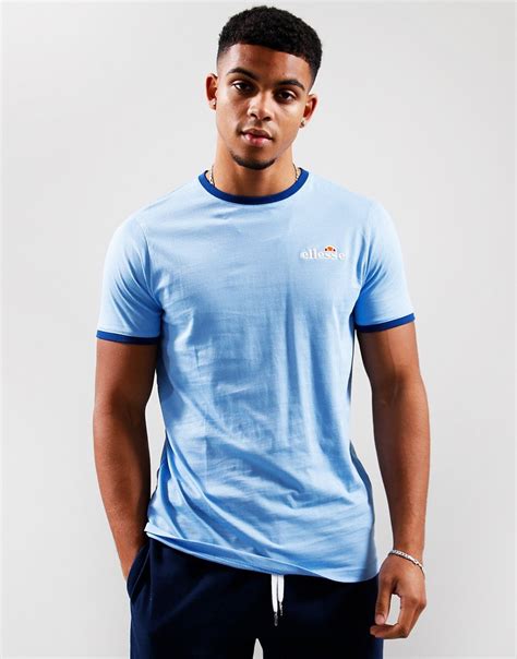 Ellesse Meduno T Shirt Light Blue Terraces Menswear