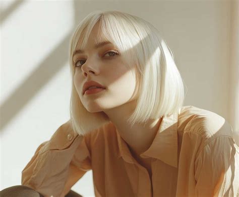 Best Haircuts For Round Faces Sleek Blonde Layers That Slim