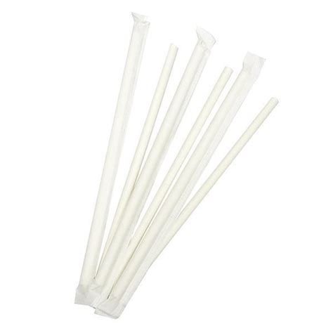 Compostable 8mm Paper Straw 300 King Pack