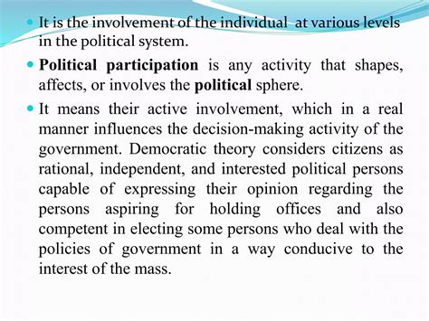 Political participation | PPTX