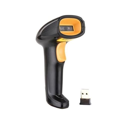 Scanner De Codes Barres Sans Fil Laser 1D USB Noir Cdiscount Beaux