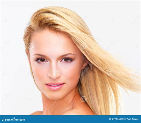 You Cant Escape The Gaze Of This Matchless Beauty Portrait Of A Beautiful Blonde Woman With