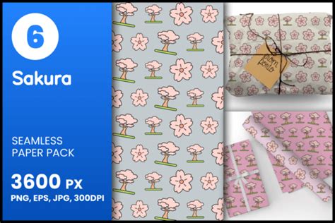 Sakura Seamless Patterns Graphic By Fromporto Creative Fabrica