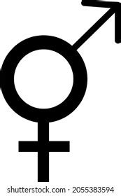 Male Female Sex Symbol Gender Icon Stock Vector Royalty Free Shutterstock