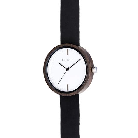 Wils Fabrik - Zeon Black Wood watch - Wils Fabrik