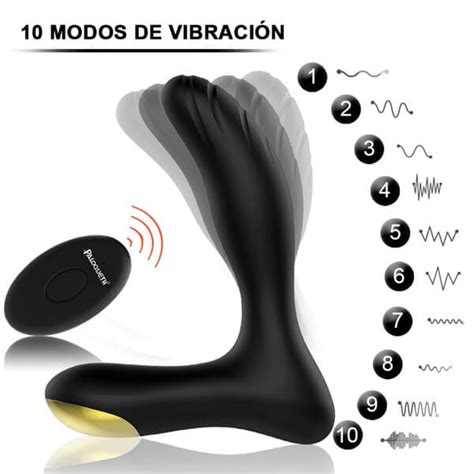 Vibrador Anal Masajeador Con Control Remoto