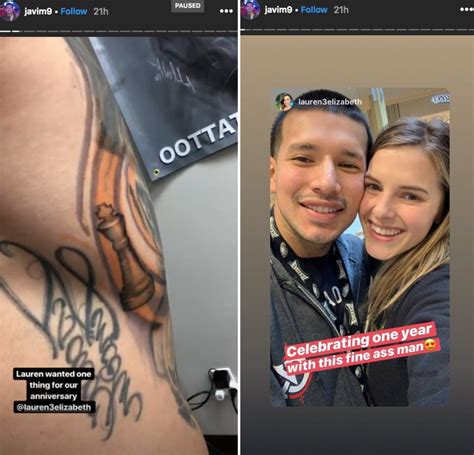 Javi Marroquin Covers Matching Tattoo He Got With Ex Briana Dejesus