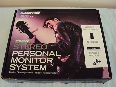 Shure Psm 300 P3tr112gr G20 Stereo Personal Monitor System Reverb Uk