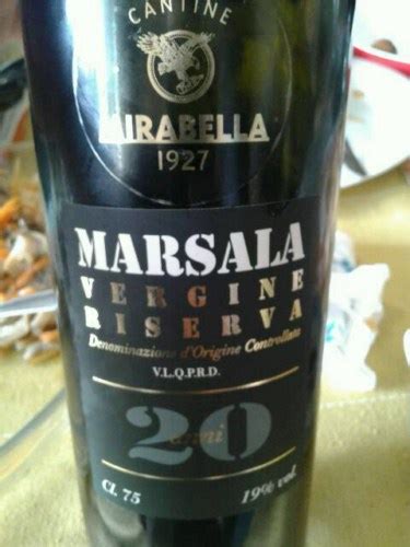 N V Cantina Mirabella Marsala Vergine Reserva 20 Anni Vivino US