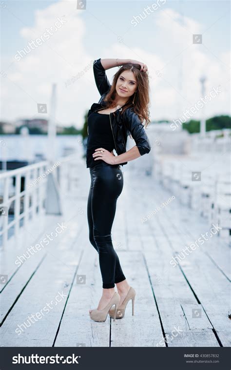 Full Lenght Portrait Gorgeous Sexy Brunette Stock Photo Shutterstock