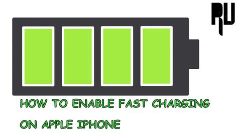 How To Enable Fast Charging On Apple Iphone