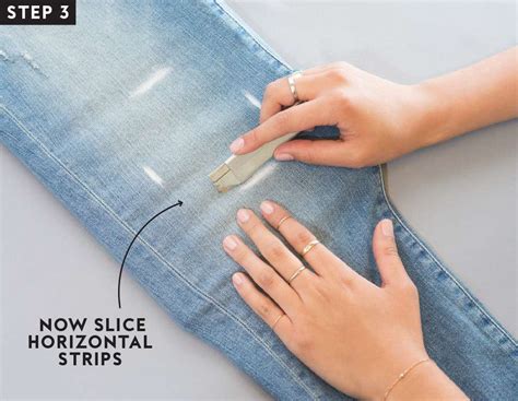 How To Distress Jeans In Easy Steps