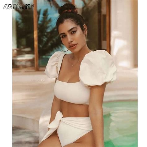 Arrival Bikini Set For Women Brazilian Biquini Bikinis Swimwear Sleeves Print Swimsuit Bathing