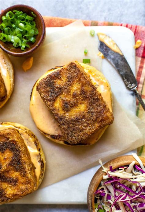 Chicken Fried Tofu Sandwiches Dishing Out Health