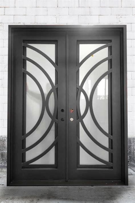 Vector V Double Entry Iron Doors Precise Iron Doors