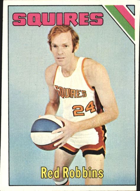 1975 76 Topps 295 Red Robbins Vg Ex Ebay