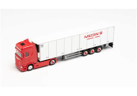 Herpa Scania Cs Hd K Hlkoffer Sattelzug Medin S