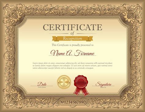 Certificaat Gratis Sjabloon Gratis Vector