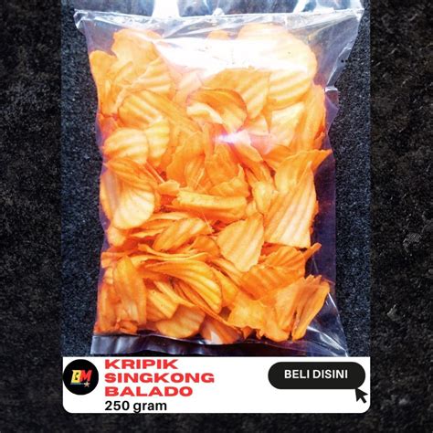 Jual Keripik Singkong Balado Keripik Singkong Balado Gurih Renyah