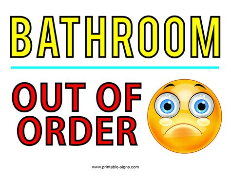 out of order bathroom sign printable 1