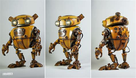 Eddie Paul Braddock Robot Concept Art Steampunk Robots Robot Art