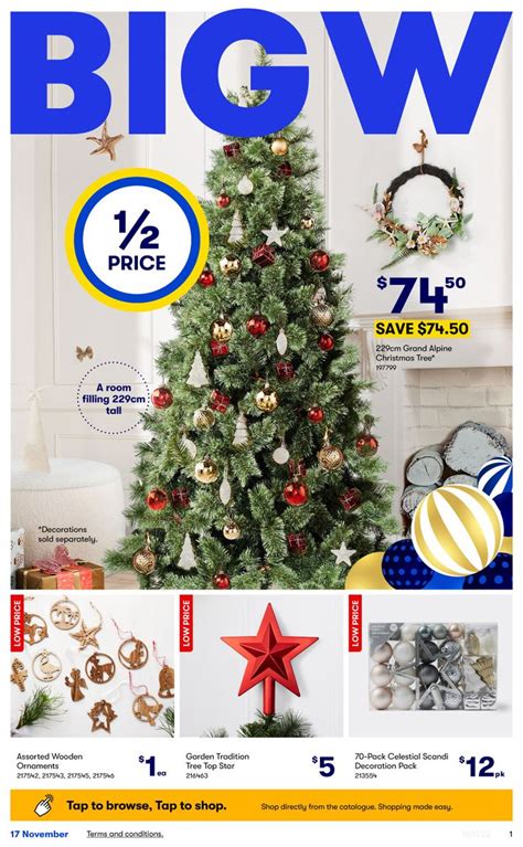 The Big W Christmas Tree Is On Sale