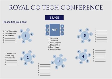 Banquet Seating Chart Template Web Banquet Seating Chart Template