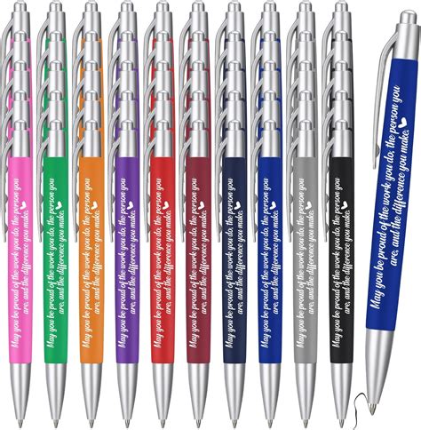 Amazon TecUnite 50 Pcs Inspirational Pen Bulk Motivational