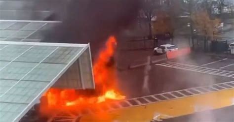 Niagara Falls Rainbow Bridge Explosion Video Shows Huge Fireball As Car