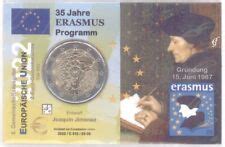 Griechenland 2 Euro Münze 35 Jahre Erasmus Programm 2022 im Blister