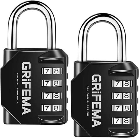 Master Lock 604EURD Cadenas à Combinaison à 4 Chiffres en Aluminium et